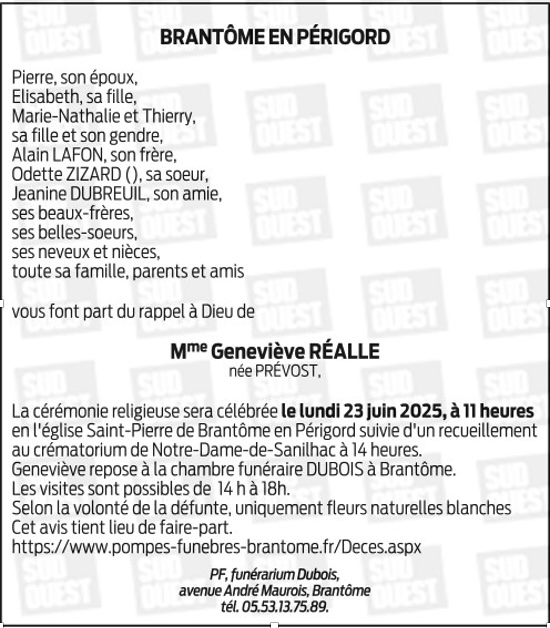 Image Annonce nécrologique