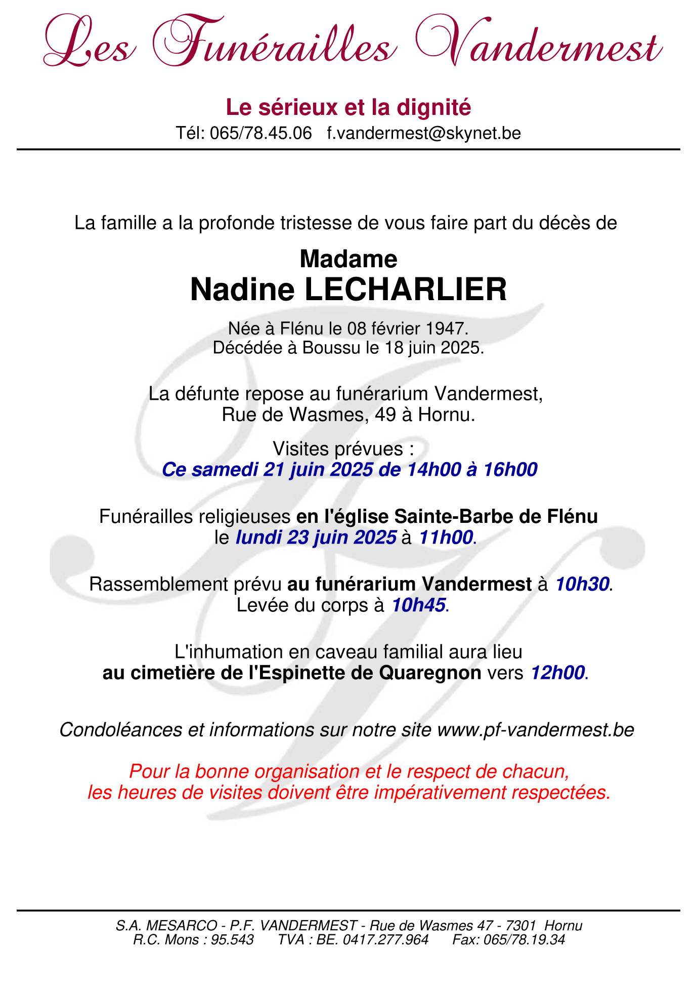 Image Annonce nécrologique