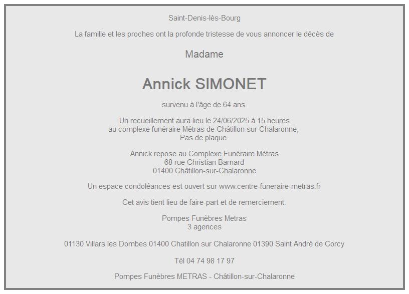 Image Annonce nécrologique
