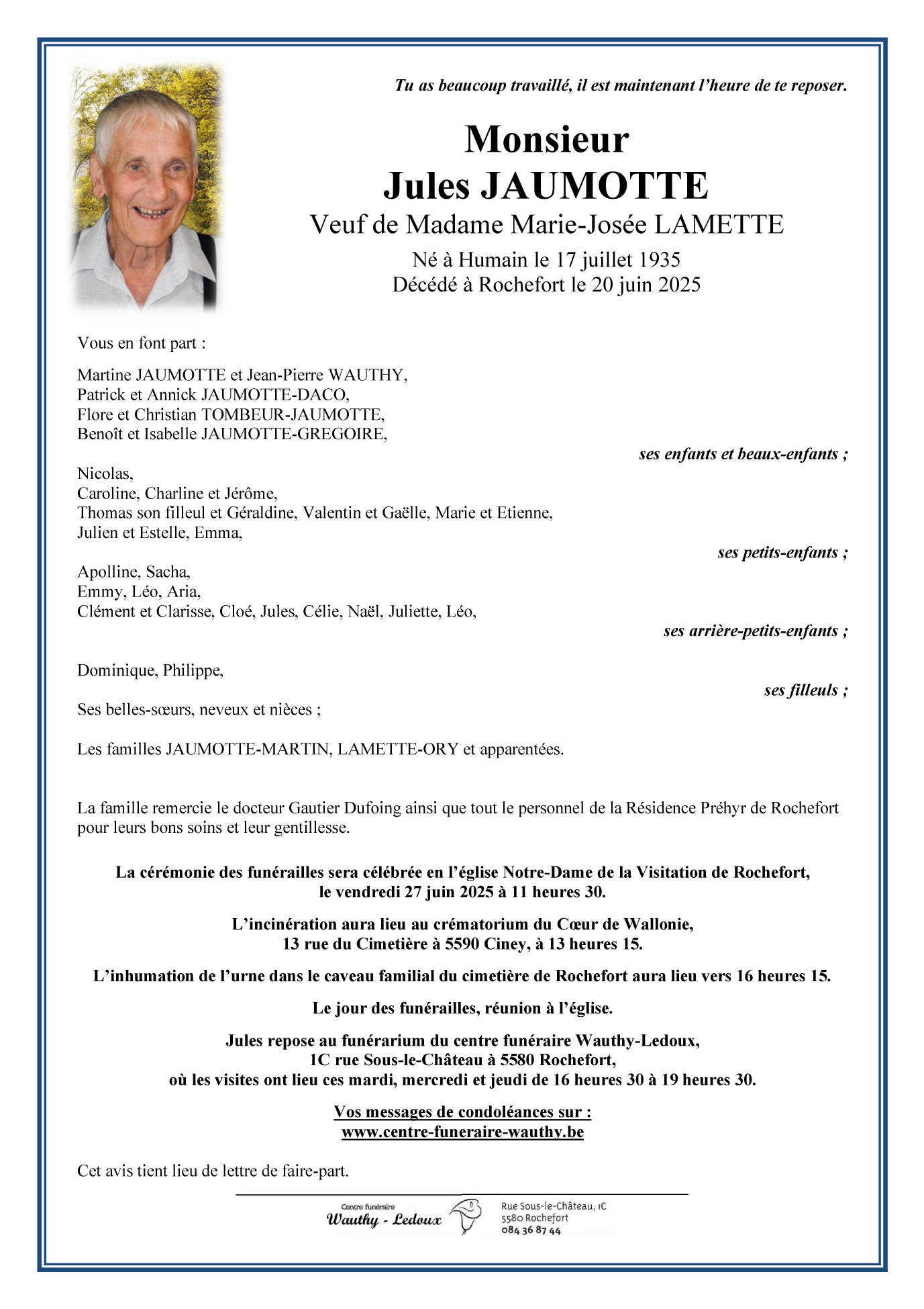 Image Annonce nécrologique
