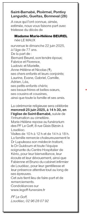 Image Annonce nécrologique