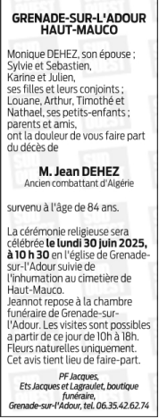 Image Annonce nécrologique