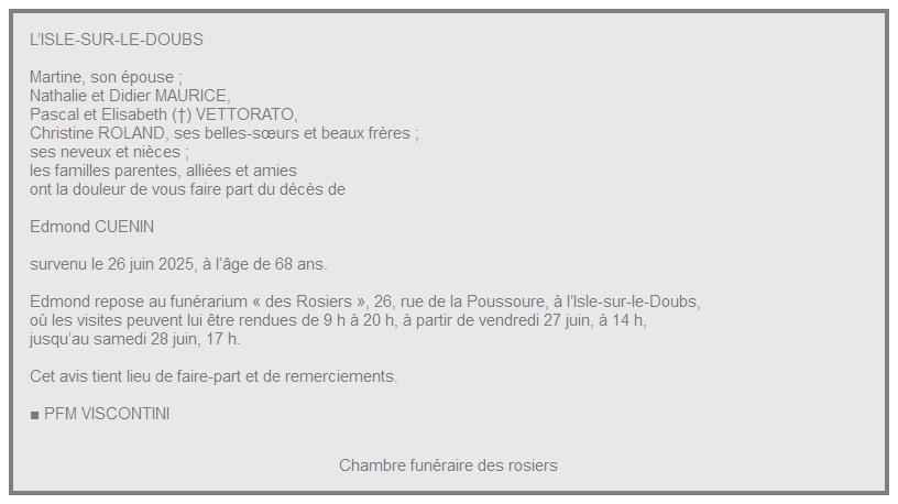 Image Annonce nécrologique