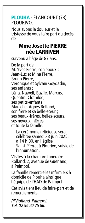Image Annonce nécrologique