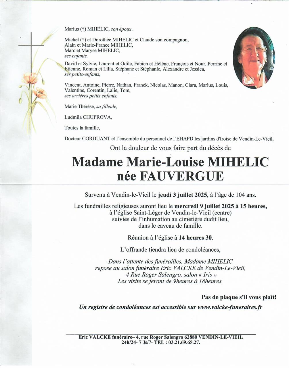 Image Annonce nécrologique