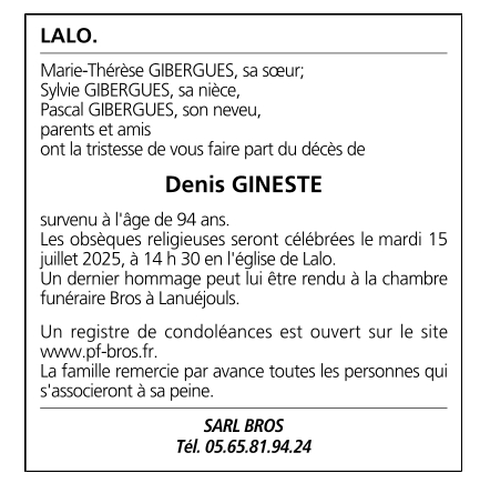 Image Annonce nécrologique