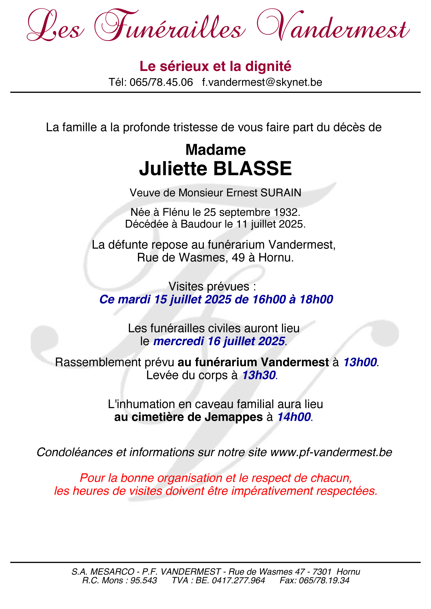 Image Annonce nécrologique