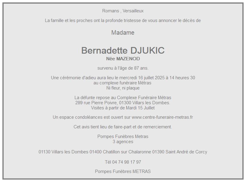 Image Annonce nécrologique