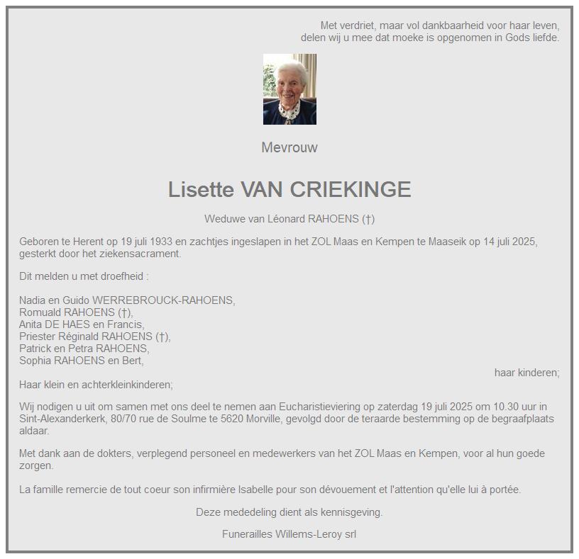Image Annonce nécrologique