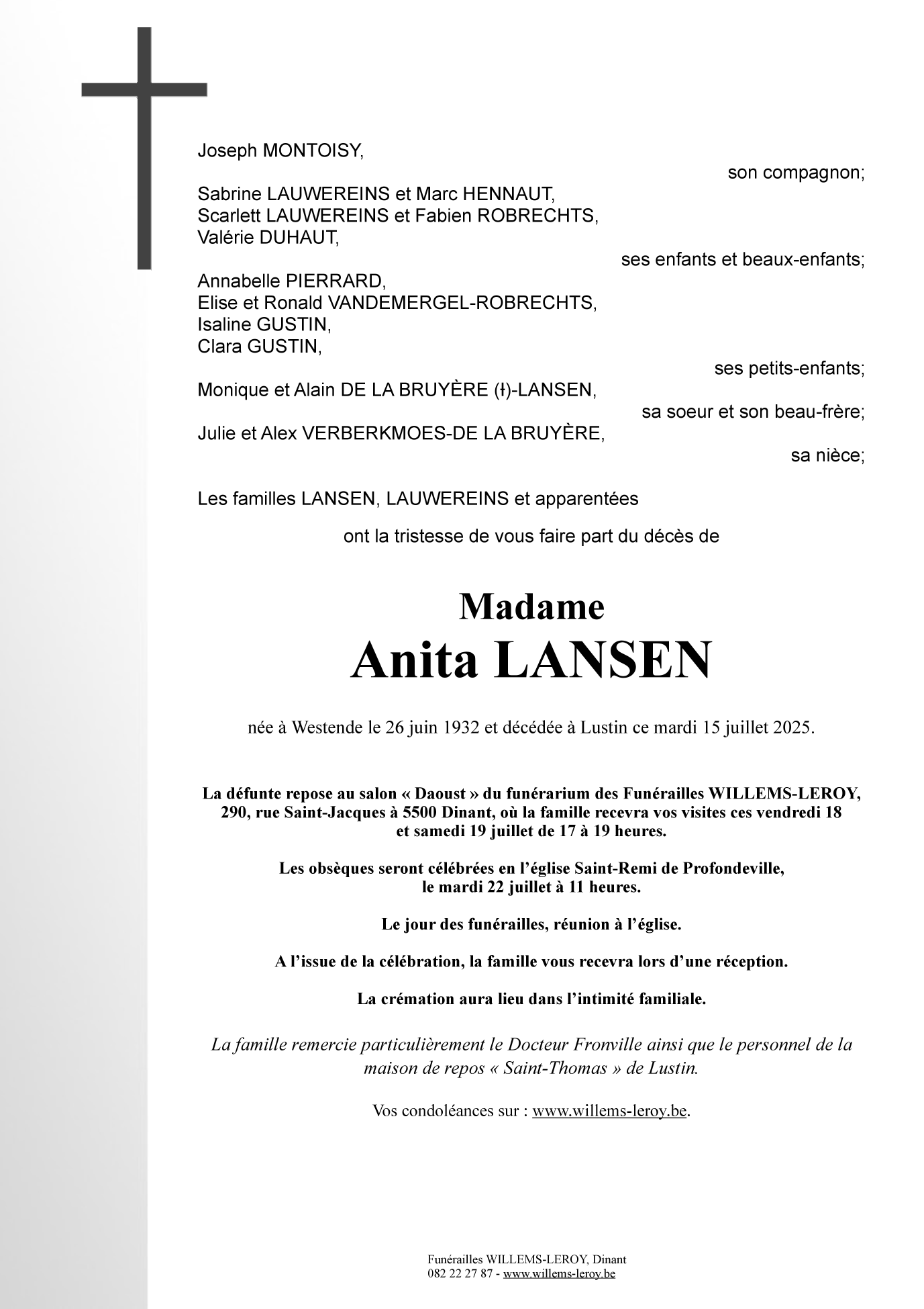 Image Annonce nécrologique