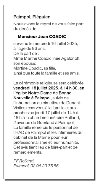 Image Annonce nécrologique