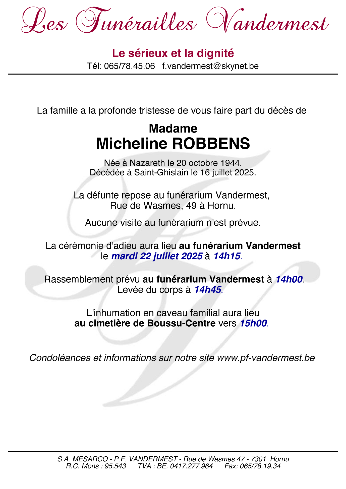 Image Annonce nécrologique