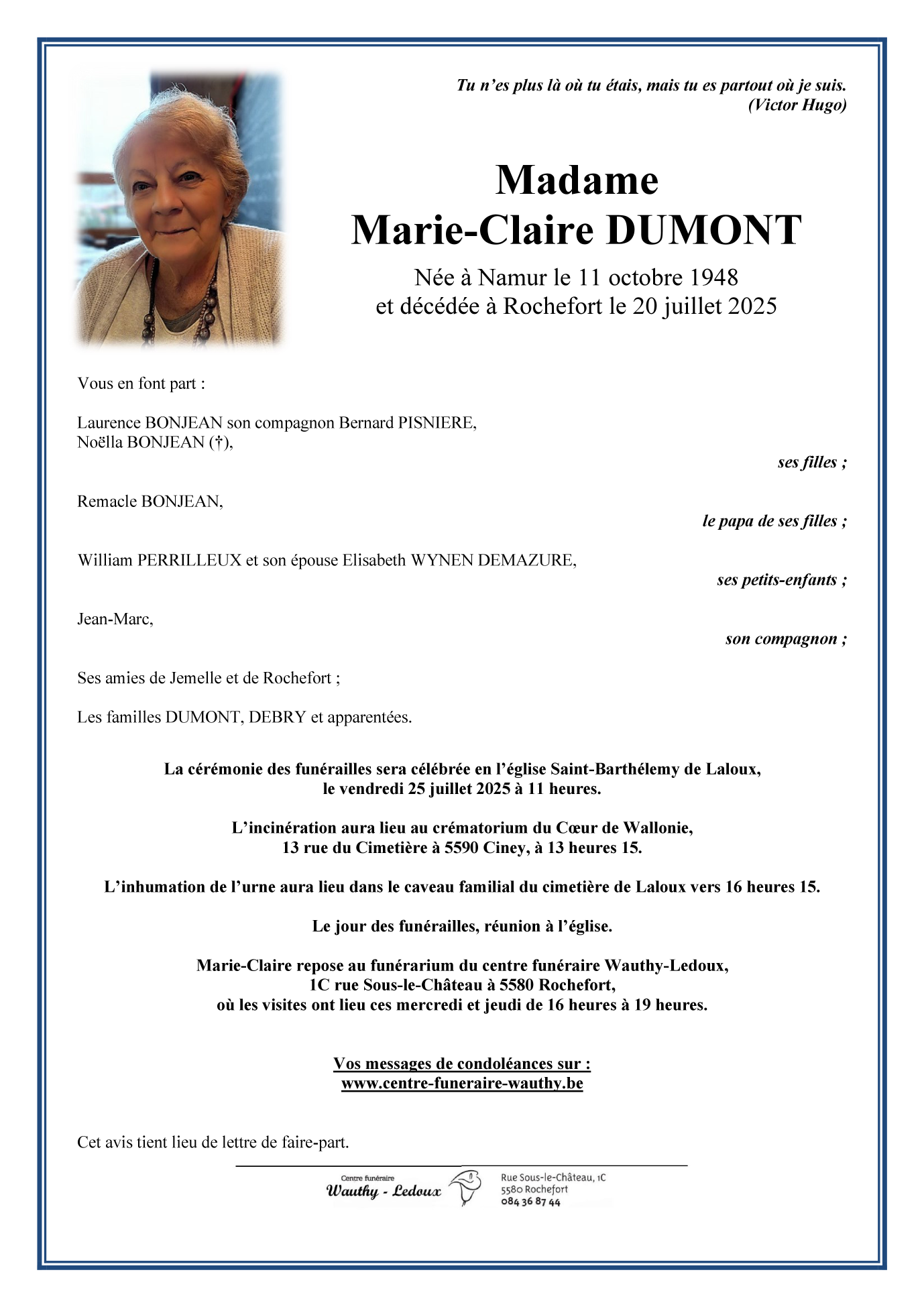 Image Annonce nécrologique