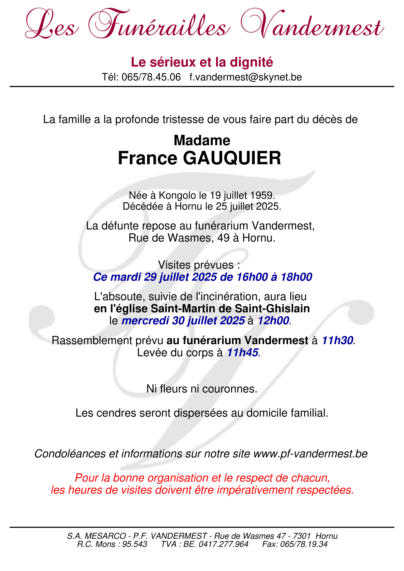 Image Annonce nécrologique