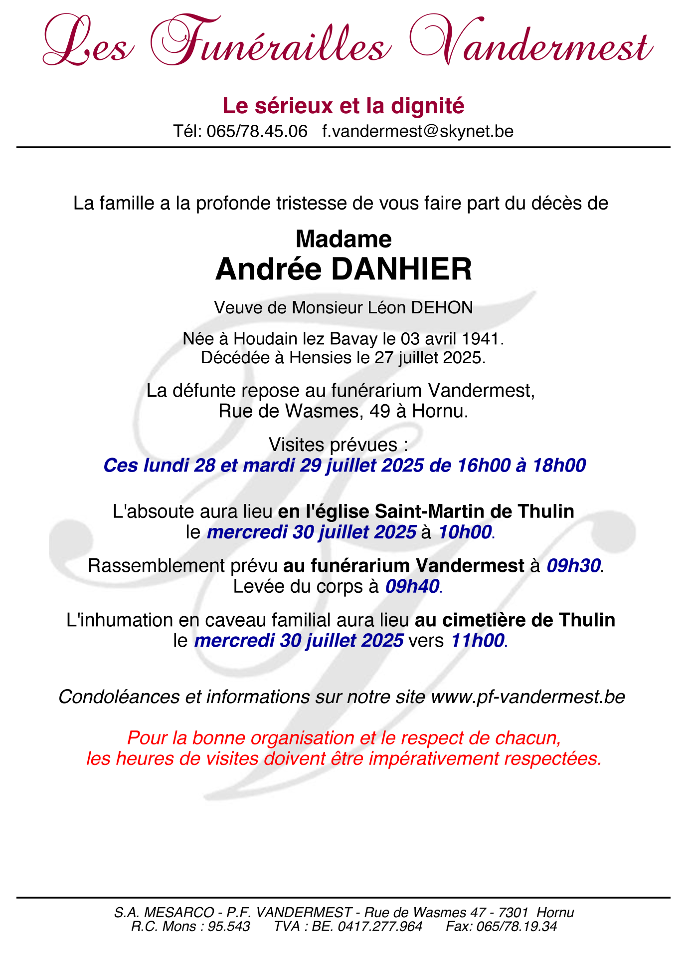 Image Annonce nécrologique