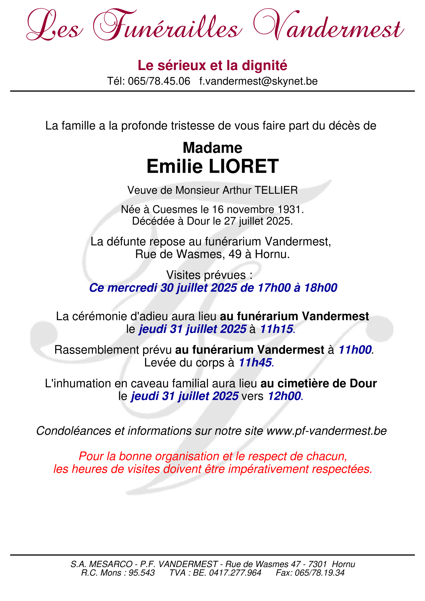 Image Annonce nécrologique