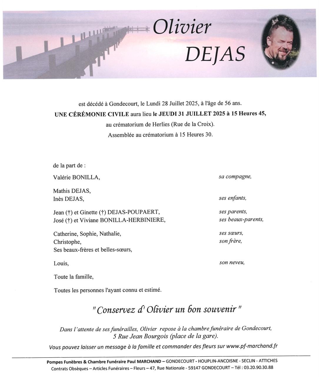 Image Faire-part d'Olivier