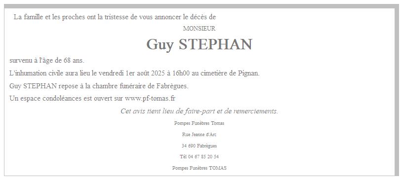 Image Annonce nécrologique