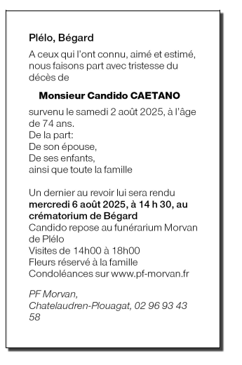 Image Annonce nécrologique