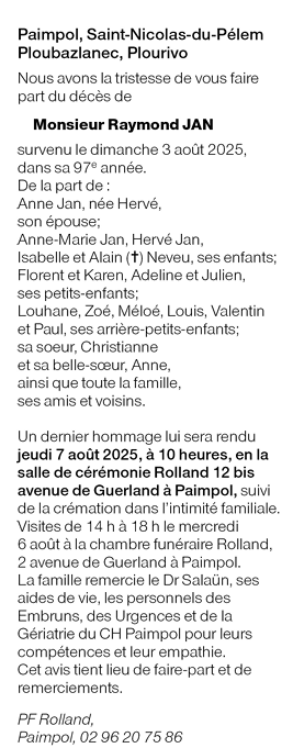 Image Annonce nécrologique
