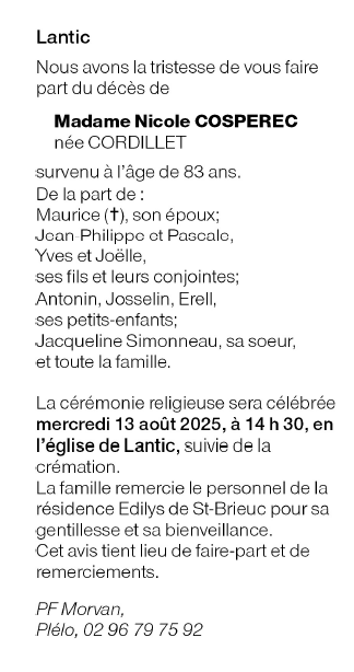 Image Annonce nécrologique
