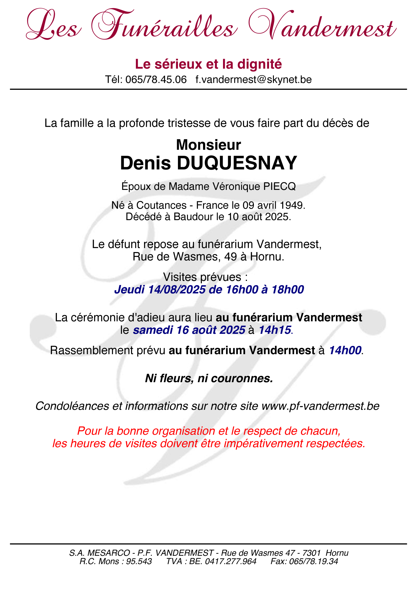 Image Annonce nécrologique
