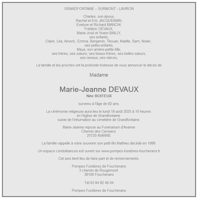 Image Annonce nécrologique
