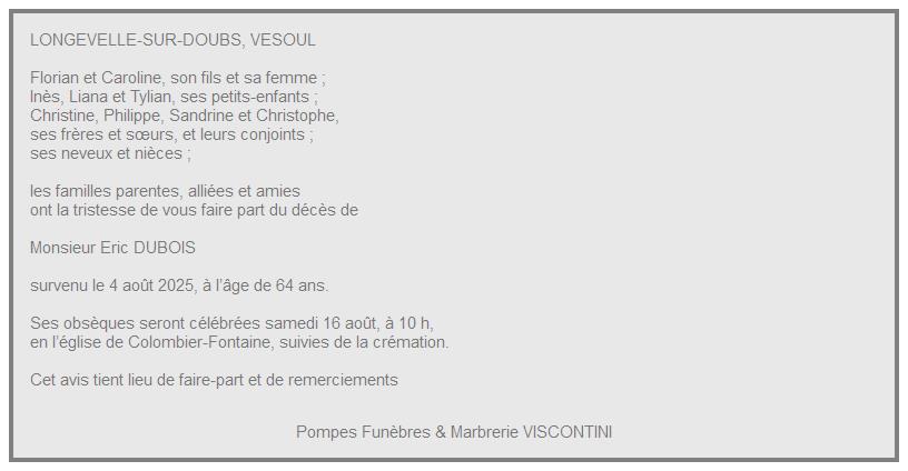 Image Annonce nécrologique