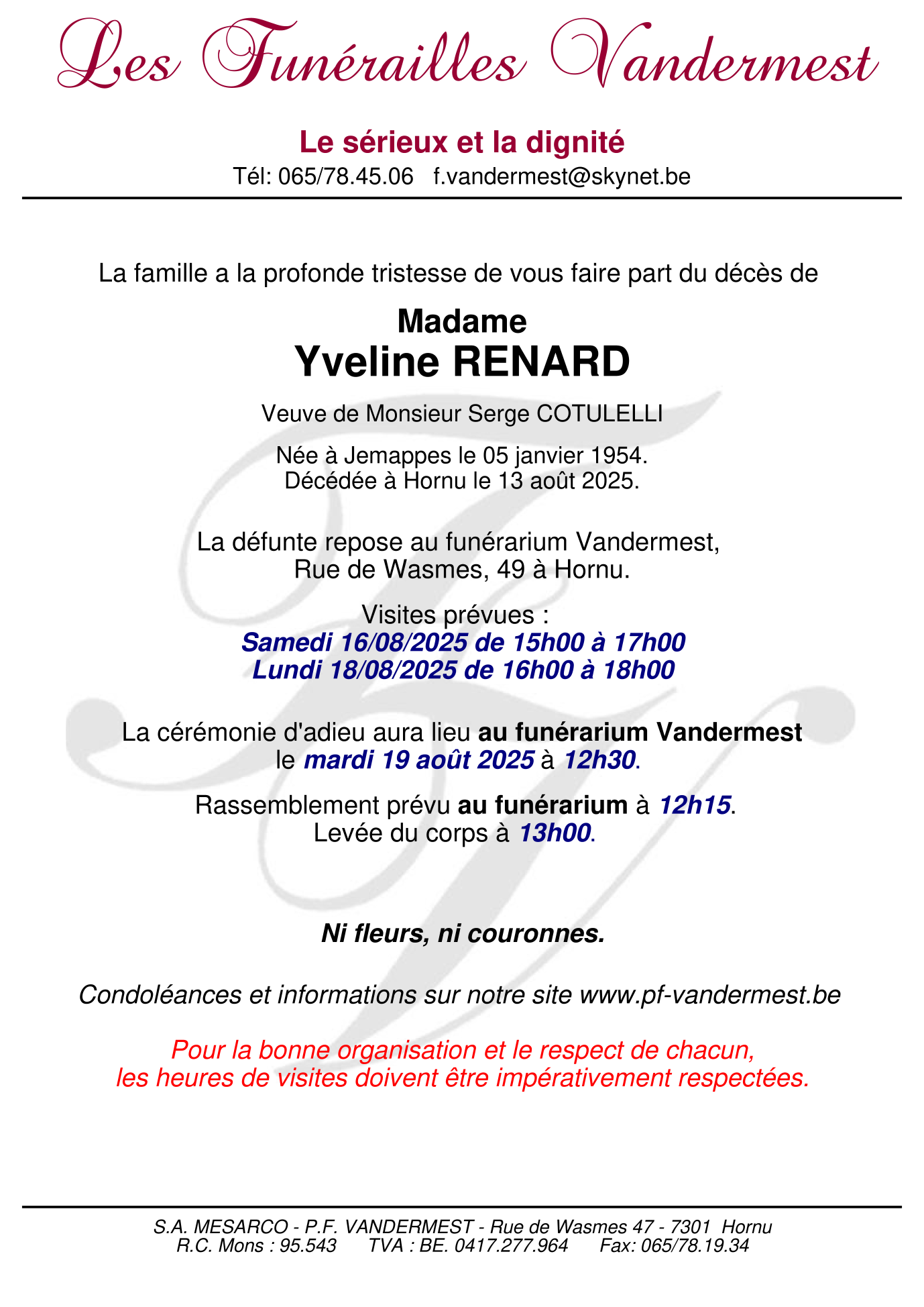 Image Annonce nécrologique