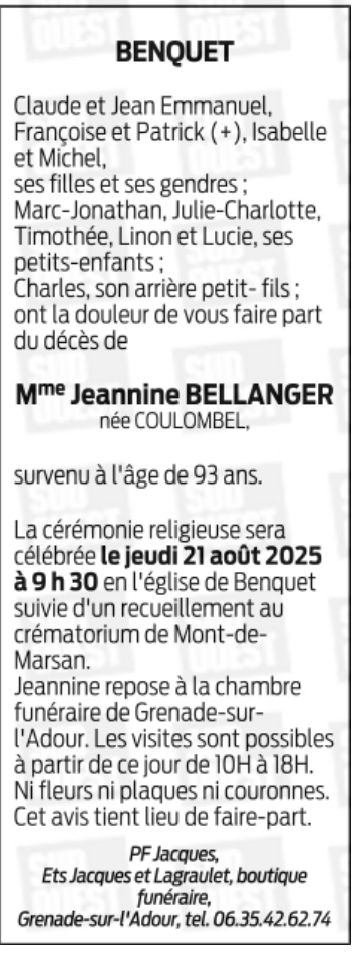 Image Annonce nécrologique