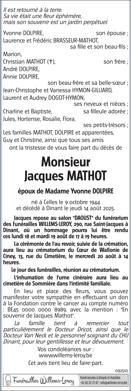 Image Annonce nécrologique