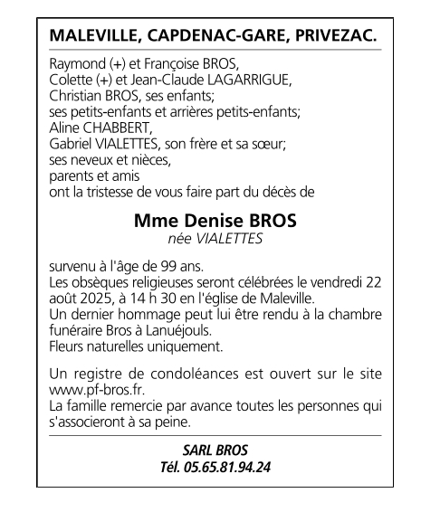 Image Annonce nécrologique