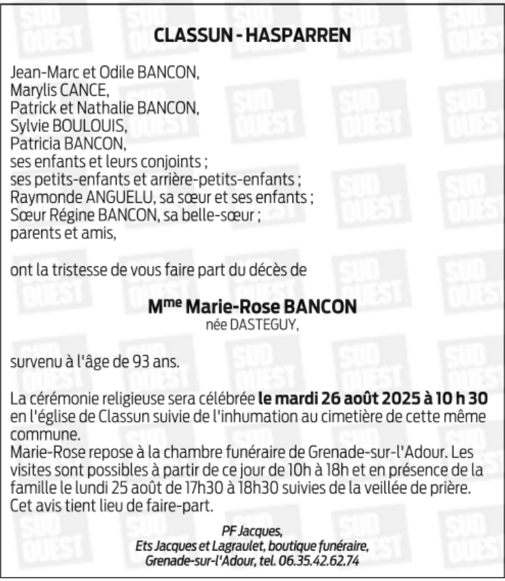 Image Annonce nécrologique