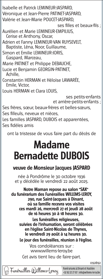 Image Annonce nécrologique