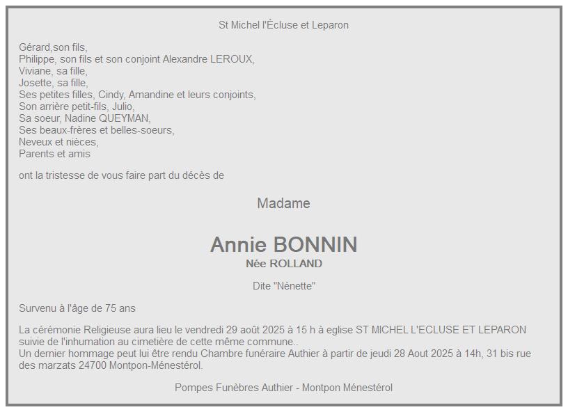 Image Annonce nécrologique