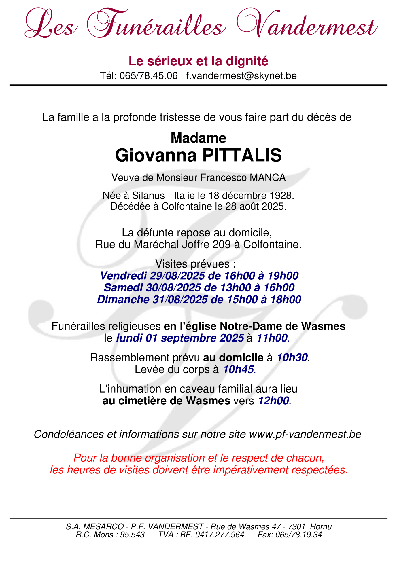 Image Annonce nécrologique