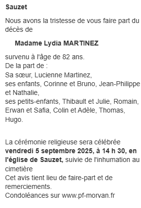 Image Annonce nécrologique