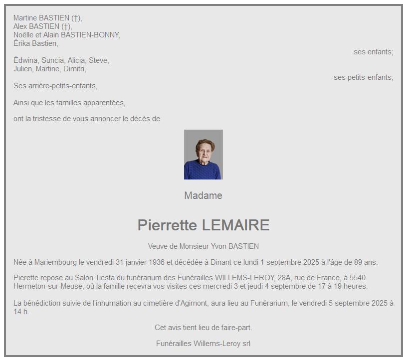 Image Annonce nécrologique