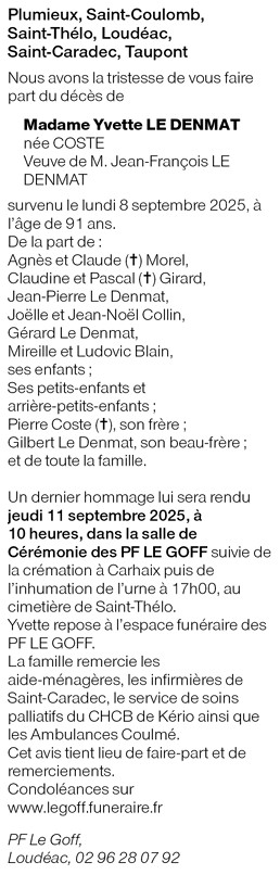 Image Annonce nécrologique