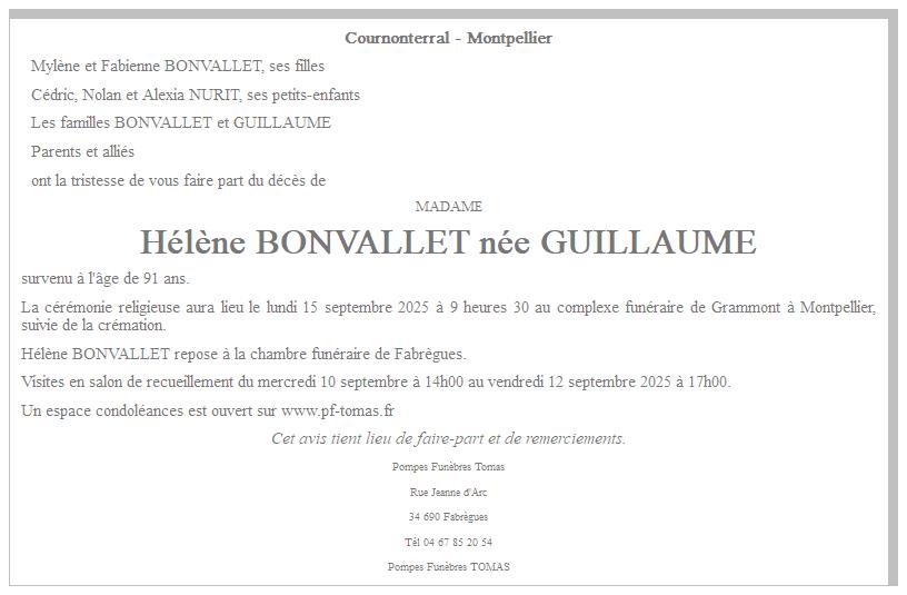 Image Annonce nécrologique