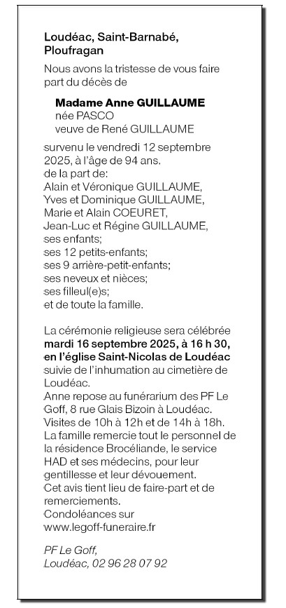 Image Annonce nécrologique