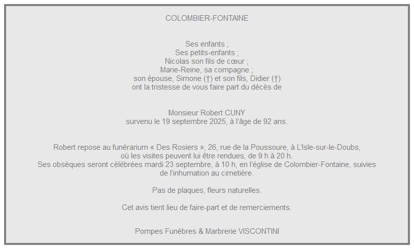 Image Annonce nécrologique