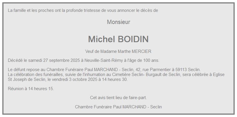 Image Faire-part de Michel