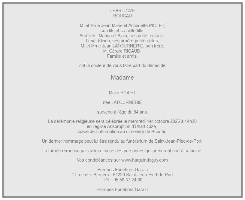 Image Annonce nécrologique