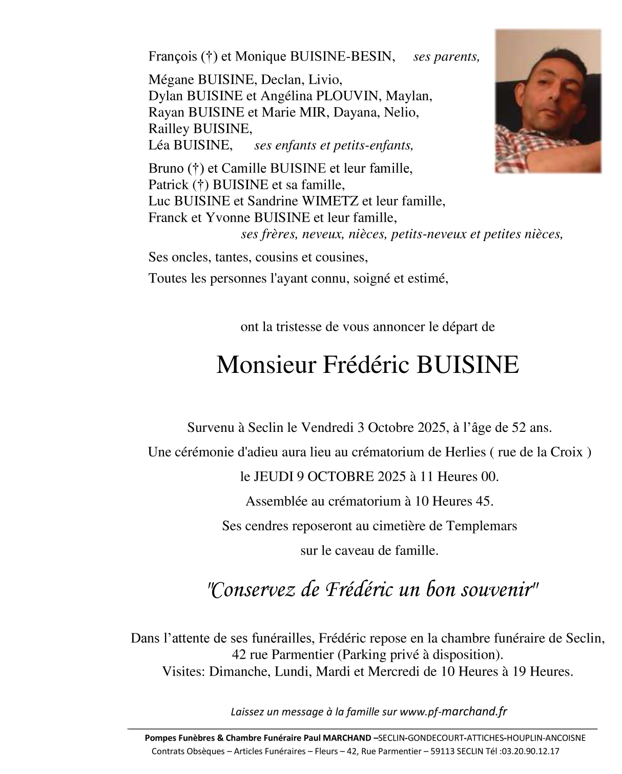 Image Faire-part de Frédéric