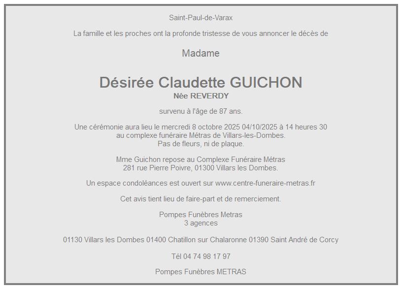 Image Annonce nécrologique