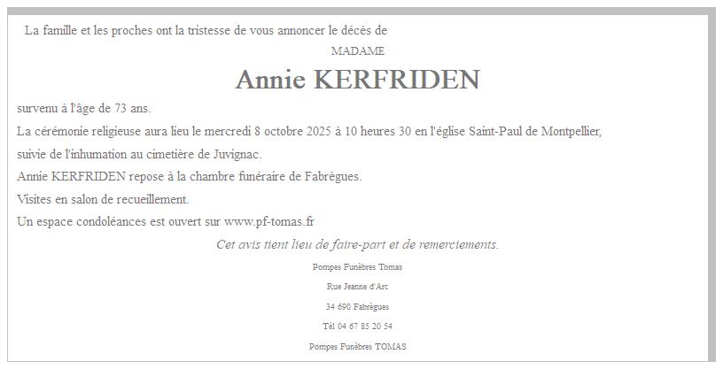 Image Annonce nécrologique