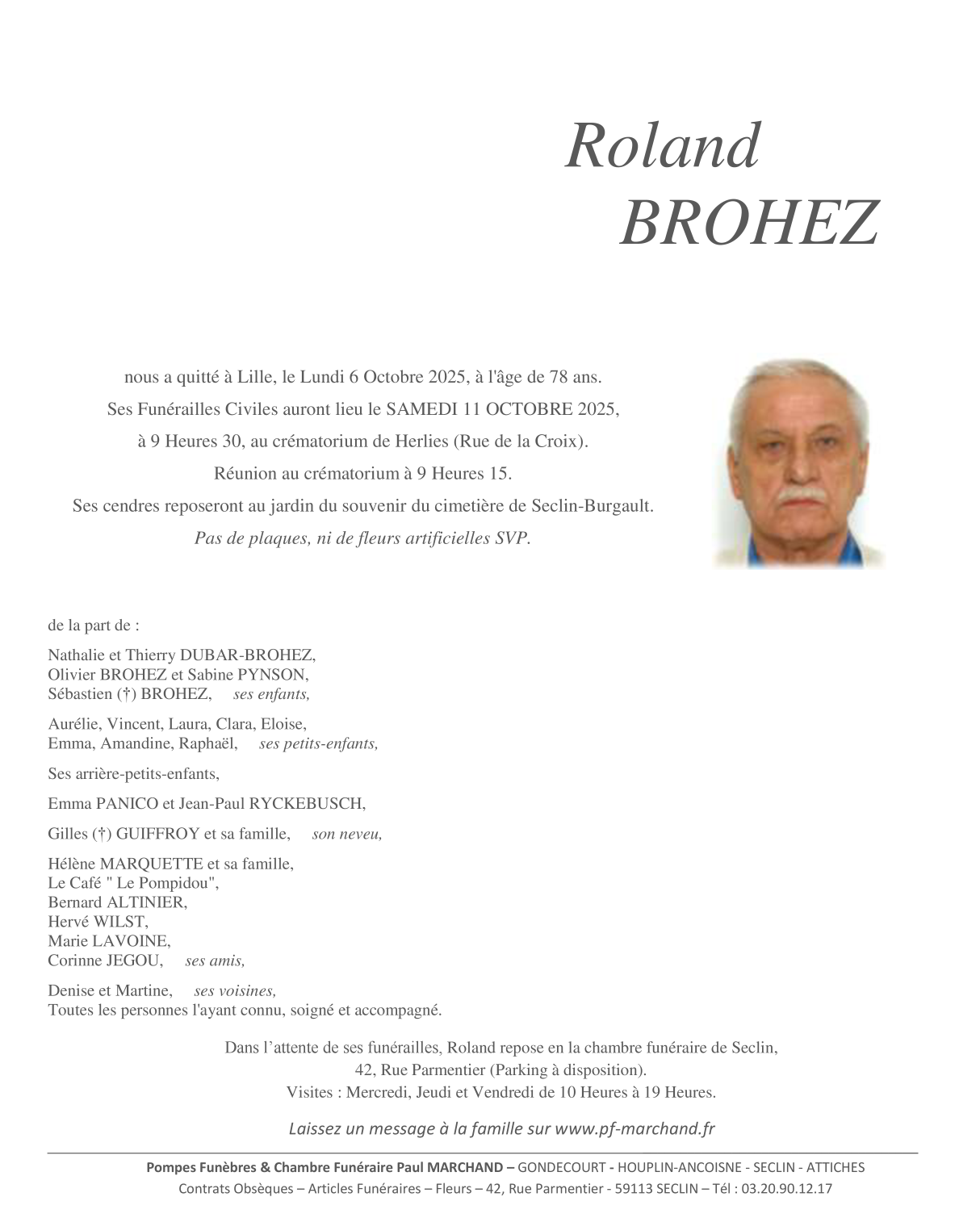 Image Faire-part de Roland