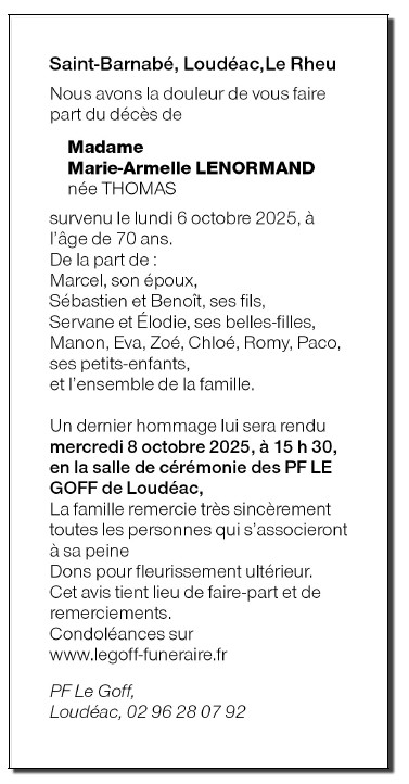 Image Annonce nécrologique