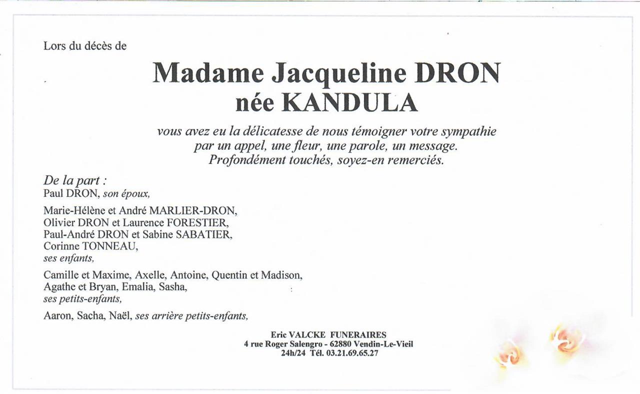 Image Remerciement